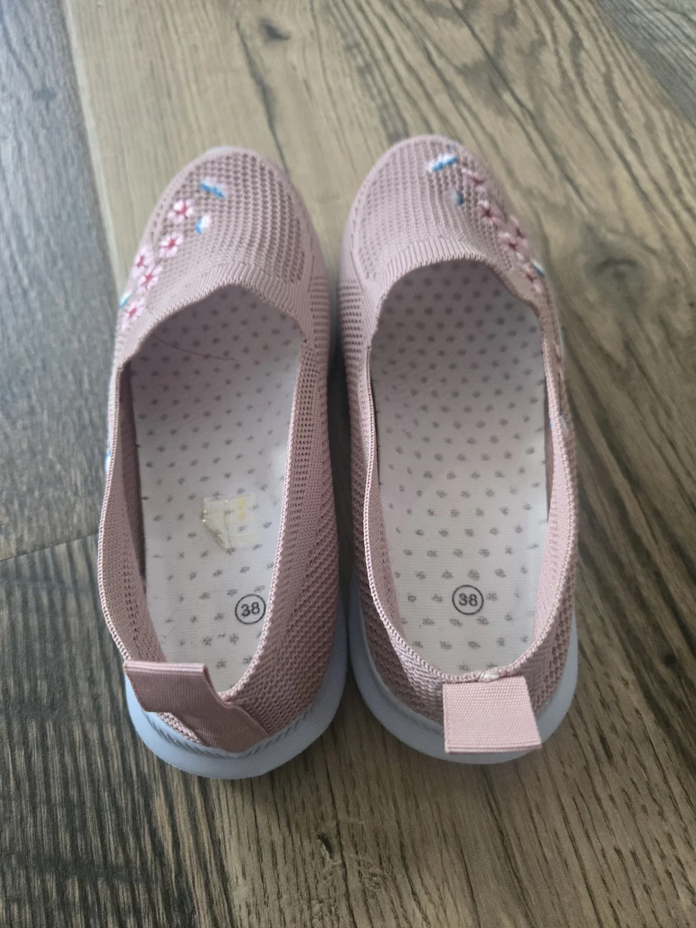 Women’s Slip-On Knit Casual Shoes - Blush Pink